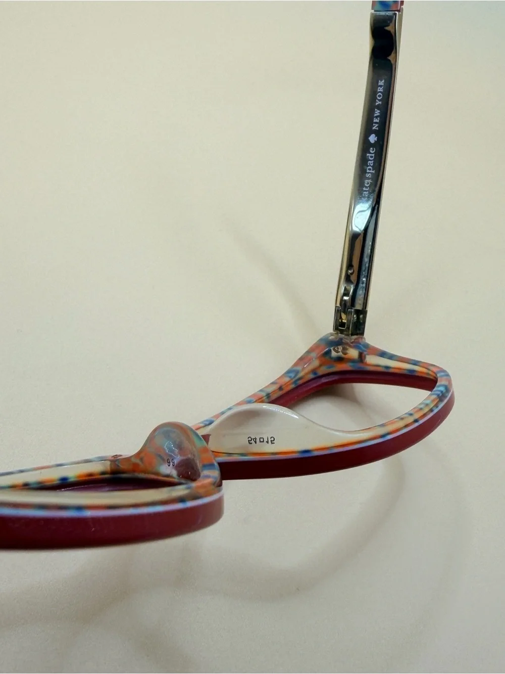 kate spade Red Cat-Eye Glasses